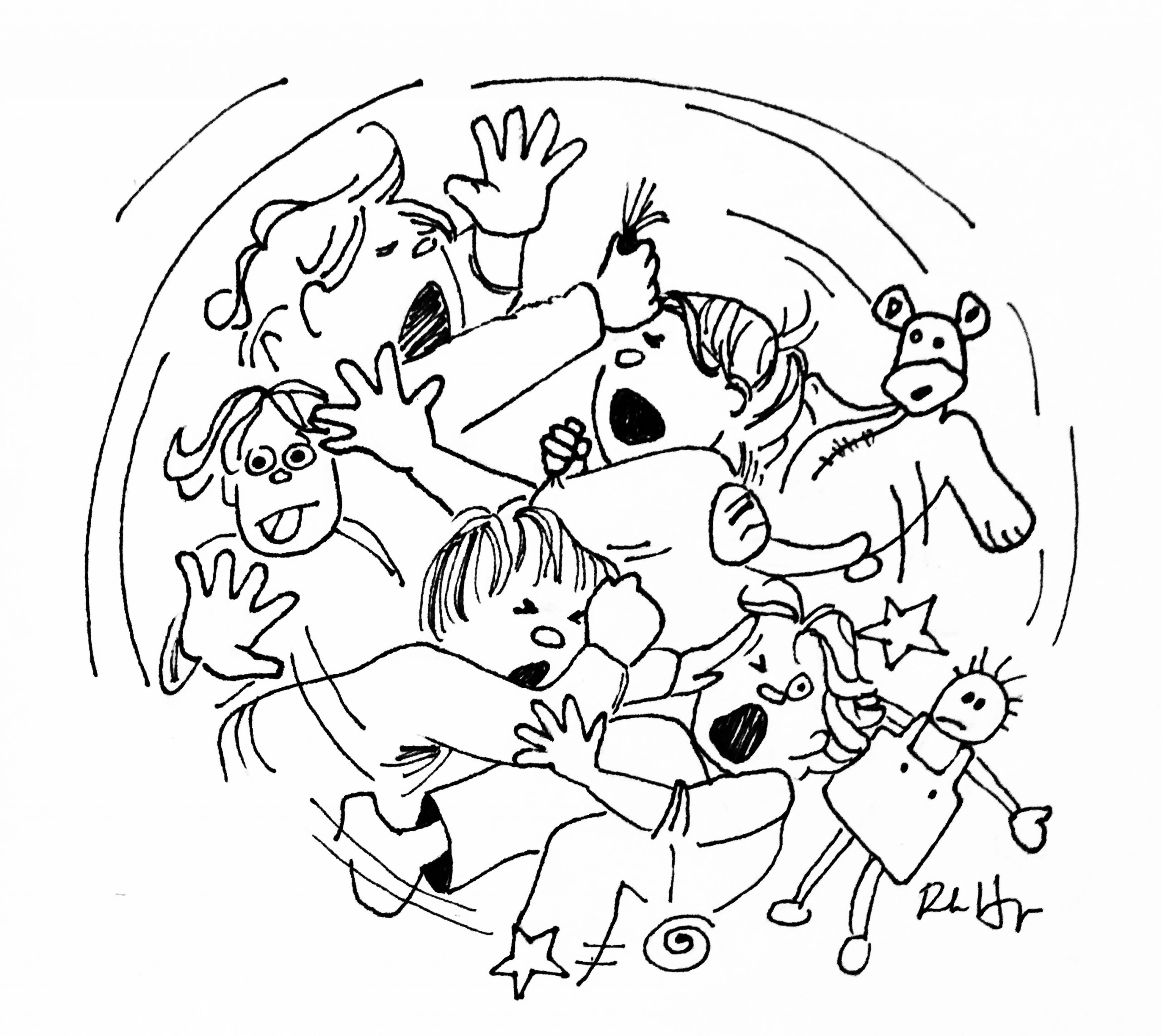 Family Circus Childhood Sketch