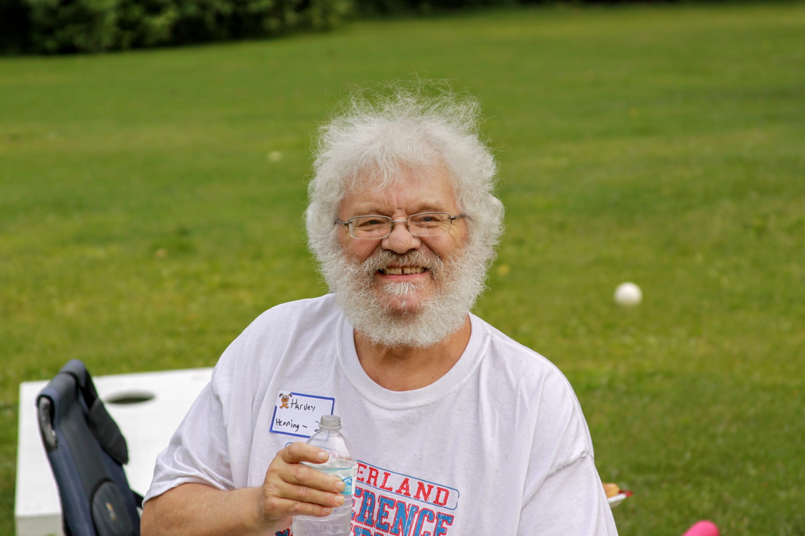 Harvey Haugen at the Haugen Family Reunion Green Bay, Wisconsin